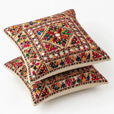 Kutch Embroidered Cushion Covers