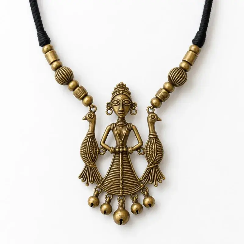Dokra Brass Pendant