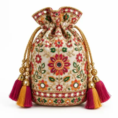 Embroidered Potli