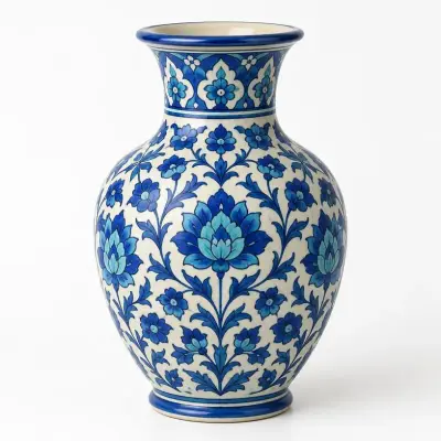 Blue Pottery Vase